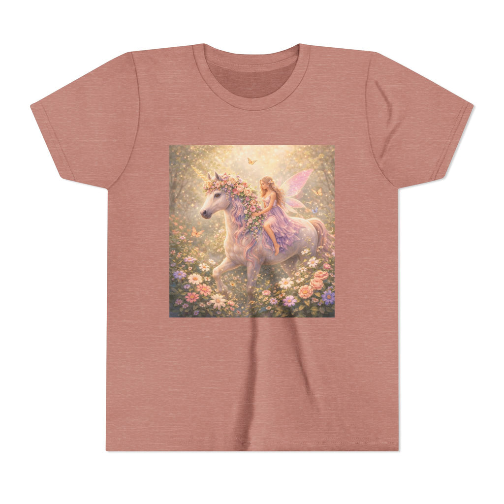 Youth Tee — Magical Unicorn Fairy Ride Kids T‑Shirt