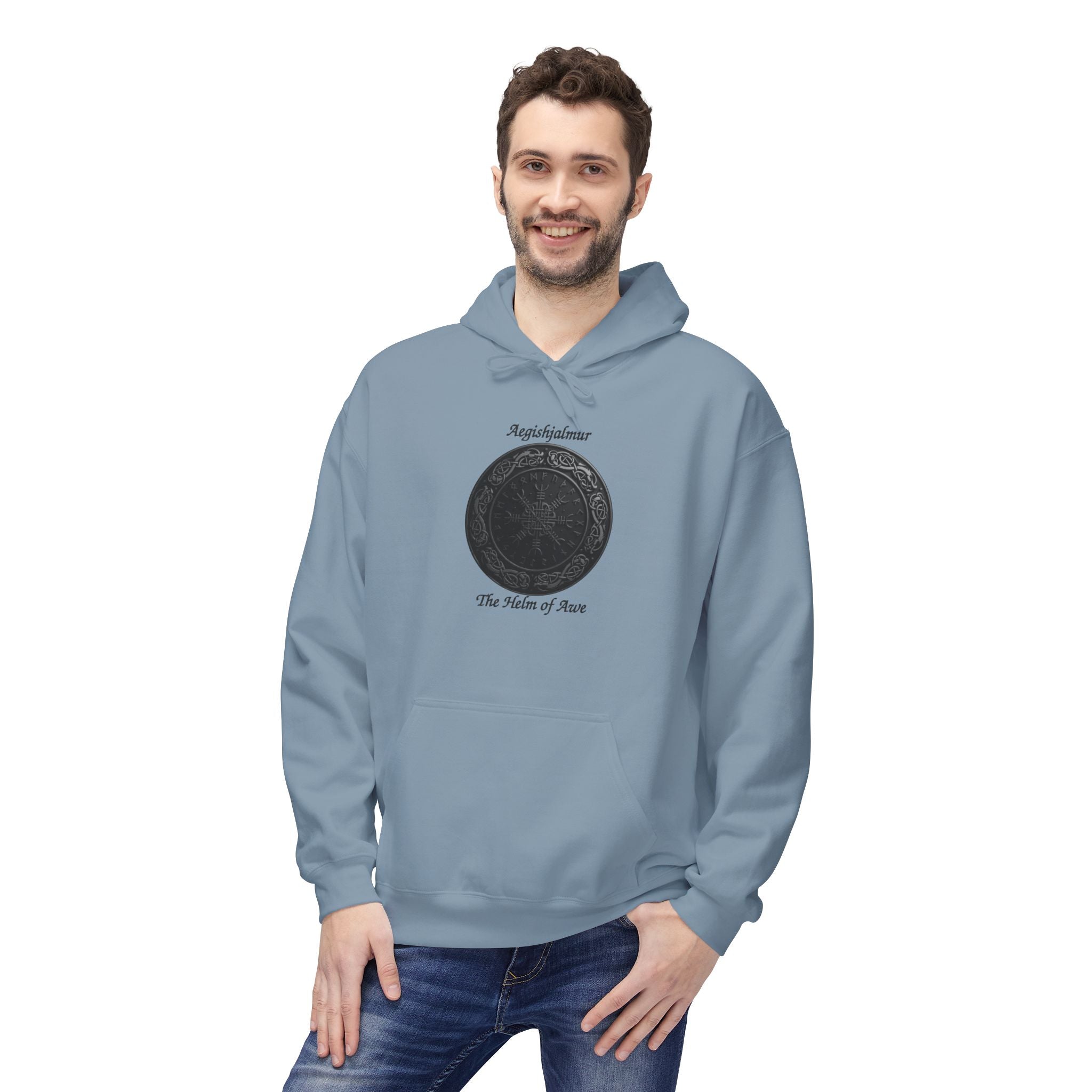 AegishjalmurThe Helm of Awe and Terror – Viking Symbols of protection. Hoodie