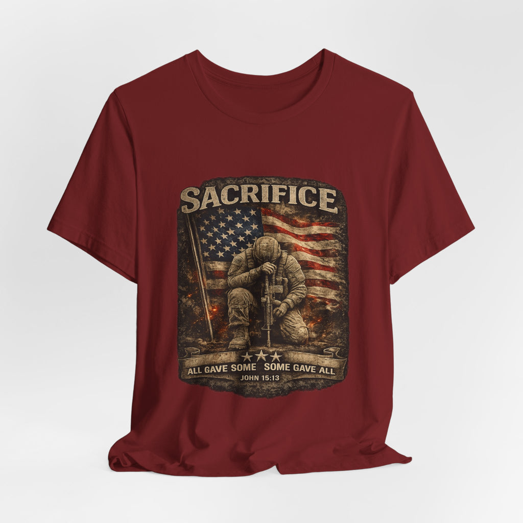Veteran Sacrifice T-Shirt – 'All Gave Some, Some Gave All' Memorial Tee