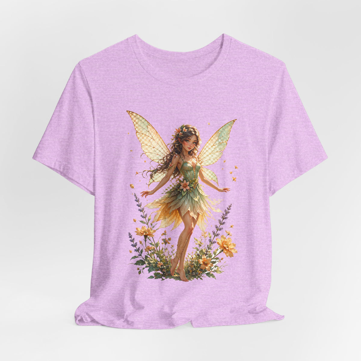 Fairy Garden T-Shirt — Vintage Floral Fairy Illustration Tee