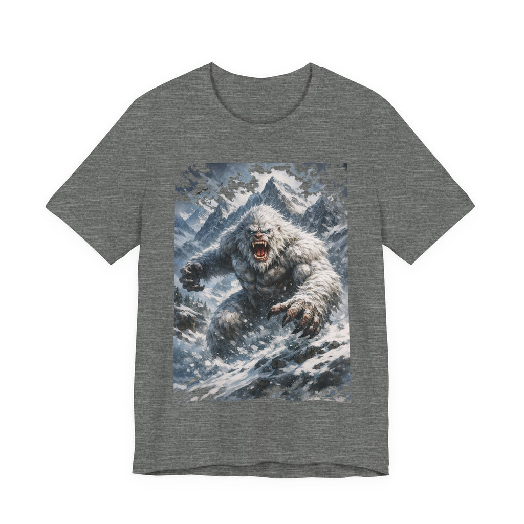 Yeti Monster Tee — Snowy Mountain Sasquatch Graphic T-Shirt