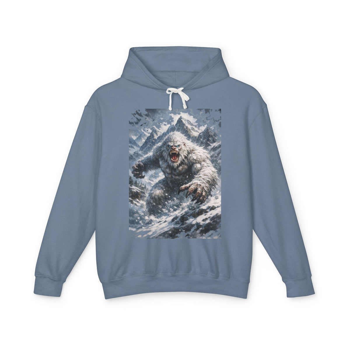 Yeti Storm Hoodie — Vintage Mountain Sasquatch Graphic Sweatshirt