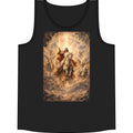 Jesus Riding White Horse Tank Top — Resurrection Christian Graphic Muscle Tee