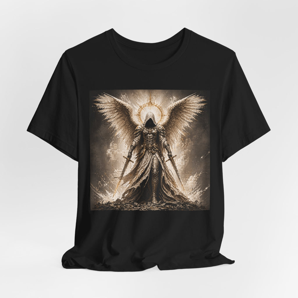 Angel Warrior T-Shirt — Gothic Archangel Graphic Tee