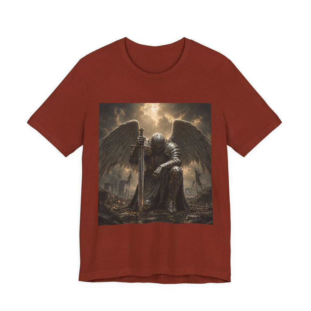 Angel Knight T-Shirt — Gothic Dark  Armor Tee