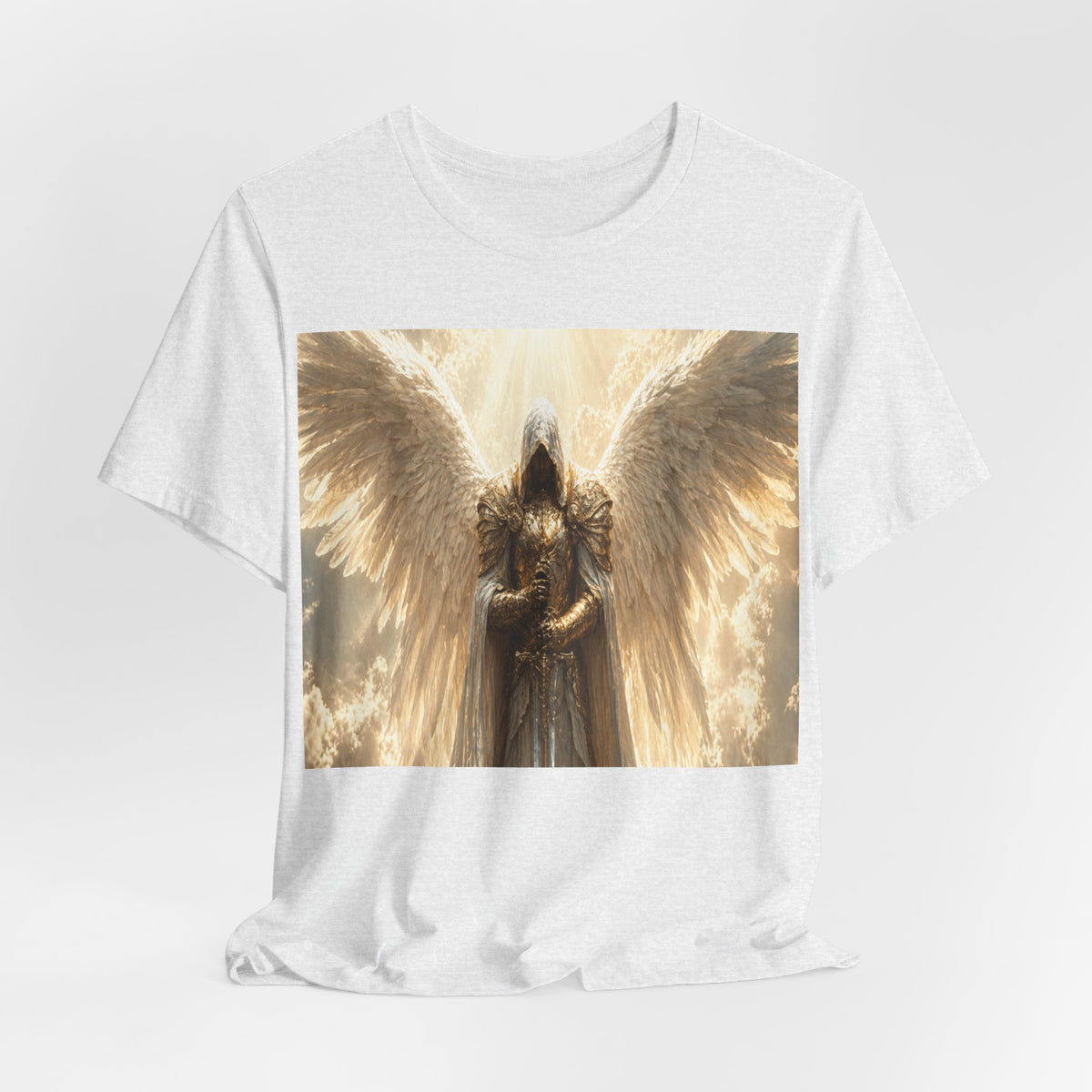 Guardian Angel Graphic Tee — Golden Archangel Design