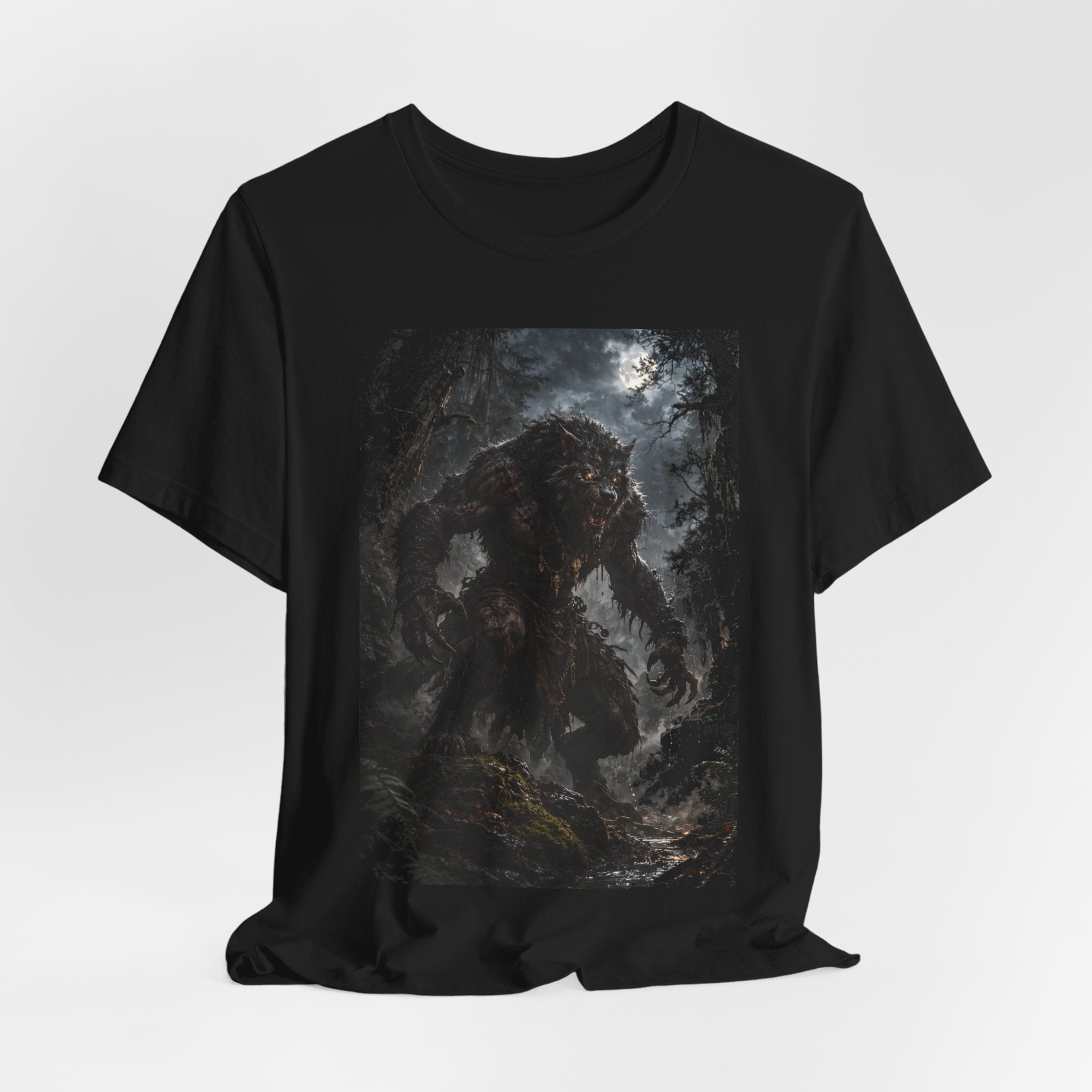 Were wolf in Dark Forest -A Mythocal Monster from the past! Graphic Tee