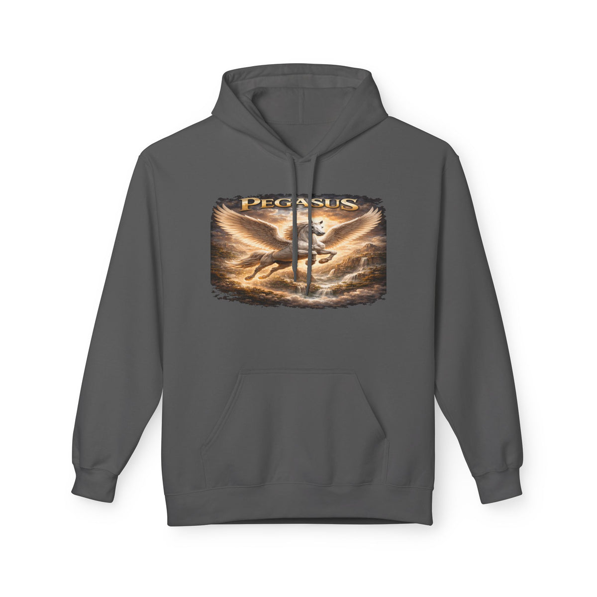 Pegasus Mythic Hoodie — Vintage Flying Horse Graphic