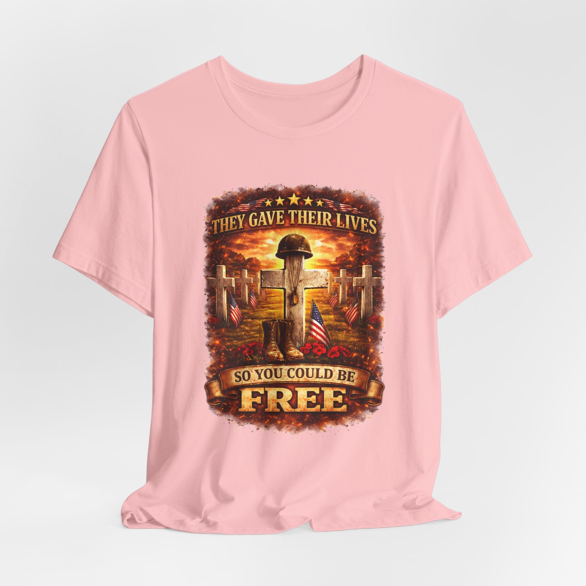 Veterans Memorial Tee - "They Gave Their Lives So You Could Be Free"