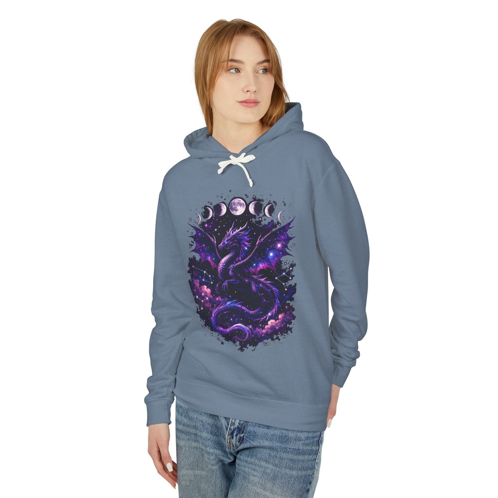 Galaxy Dragon Hoodie — Cosmic Night Sky Dragon Pullover