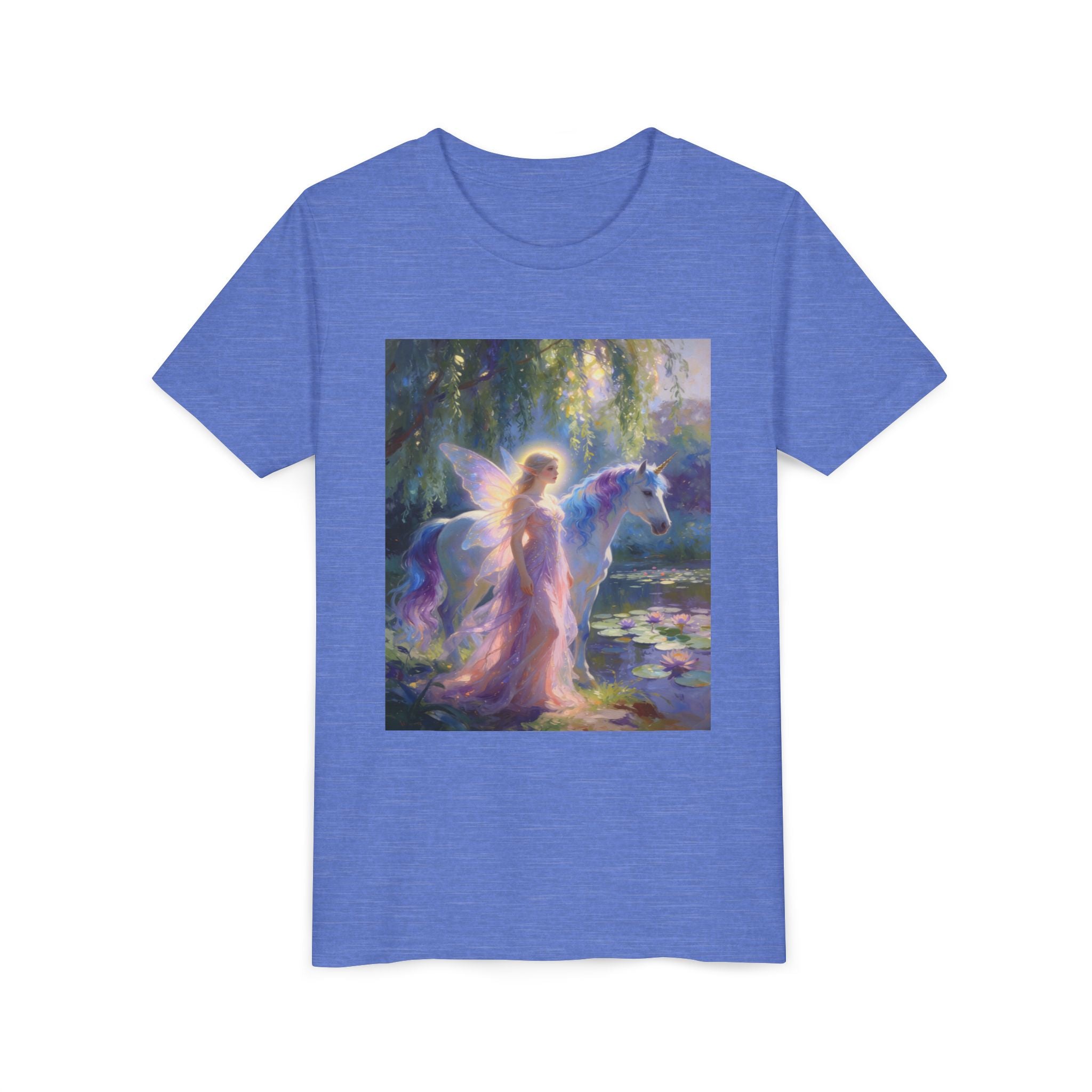 Youth Tee — Magical Fairy and Unicorn Art Shirt