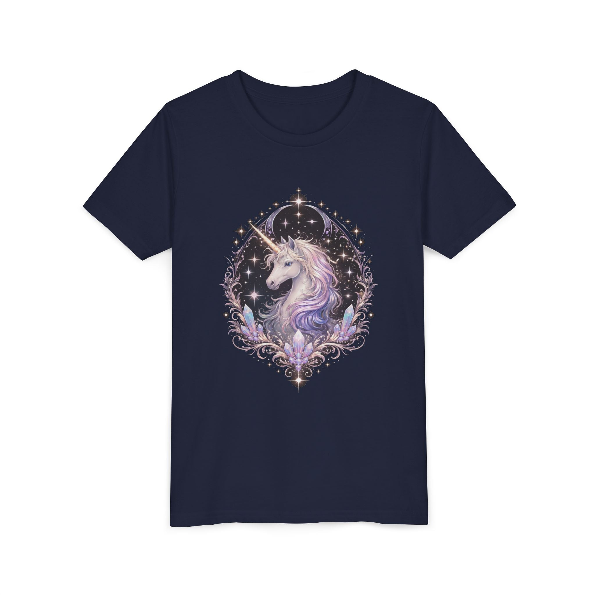 Youth Unicorn Tee — Magical Sparkle Design for Kids
