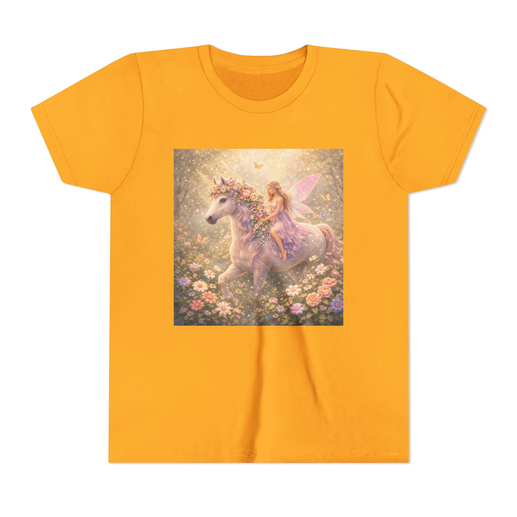 Youth Tee — Magical Unicorn Fairy Ride Kids T‑Shirt