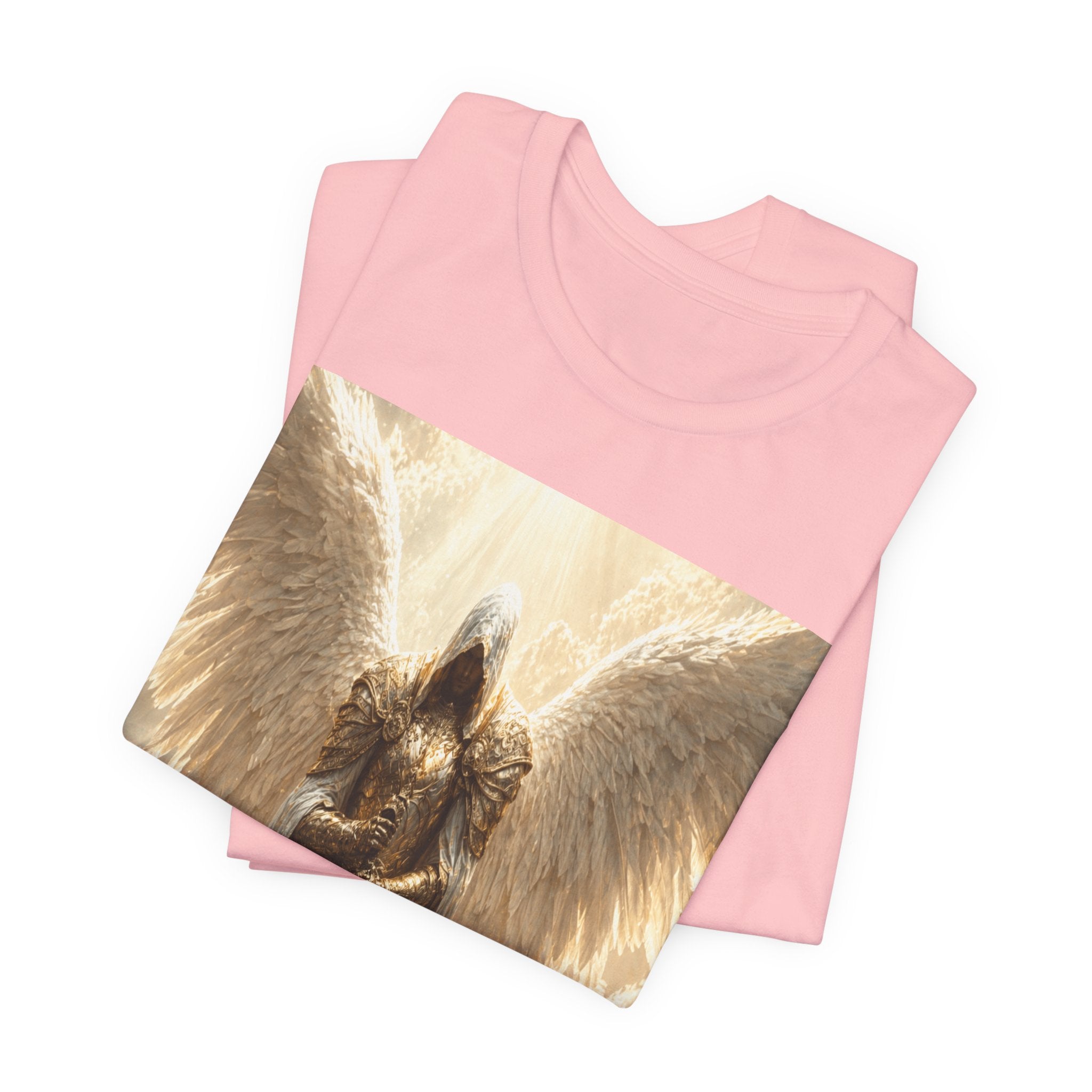 Guardian Angel Graphic Tee — Golden Archangel Design