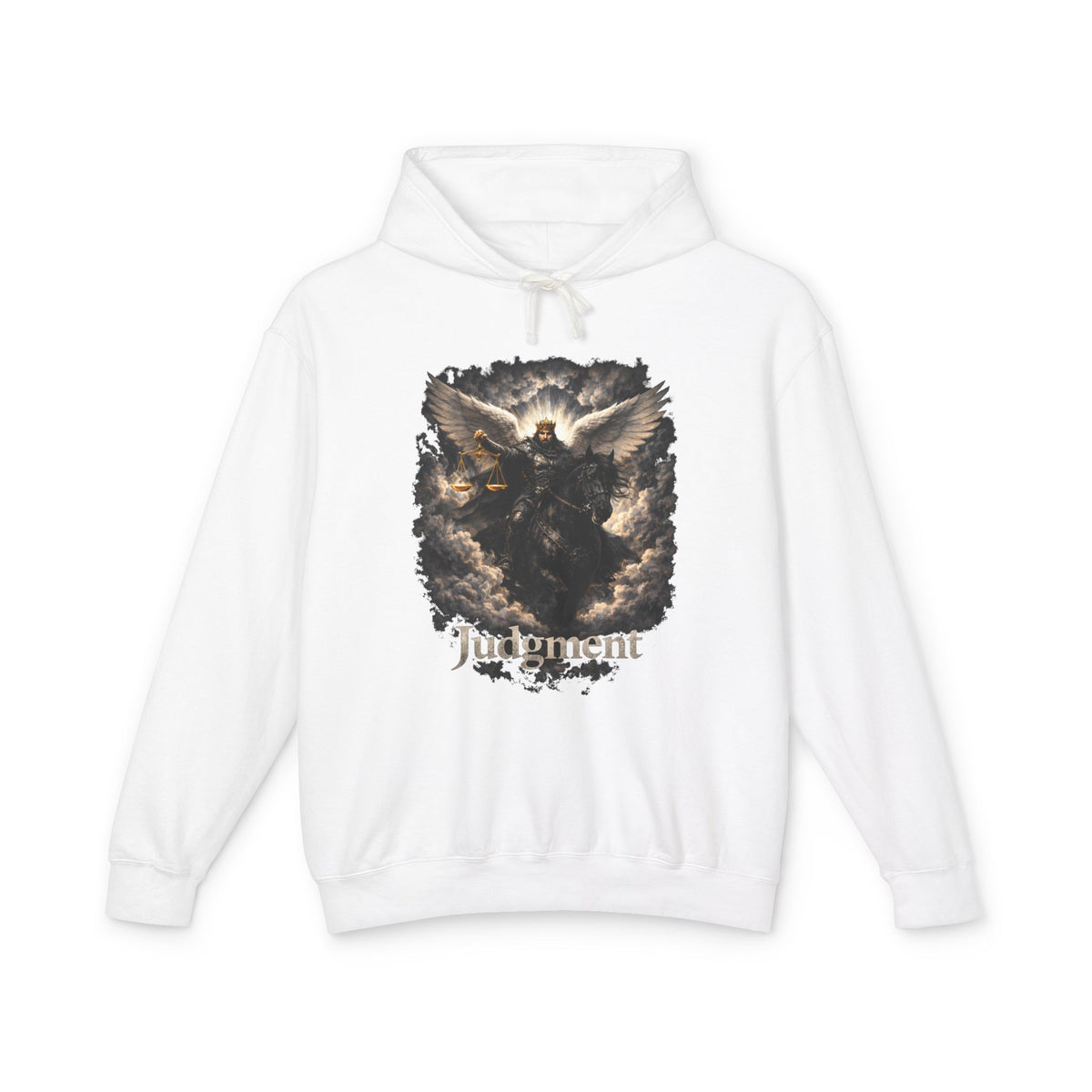 Revelation 6:5-6 Judgment Angel Hoodie — Angel Graphic Hooded Sweatshirt