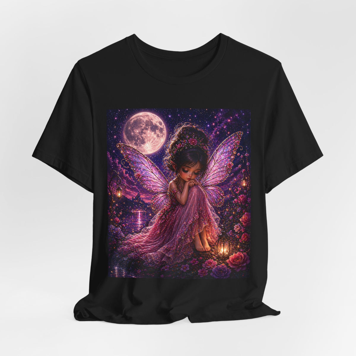 Purple Fairy T-Shirt — Enchanted Moonlit Fairy Tee