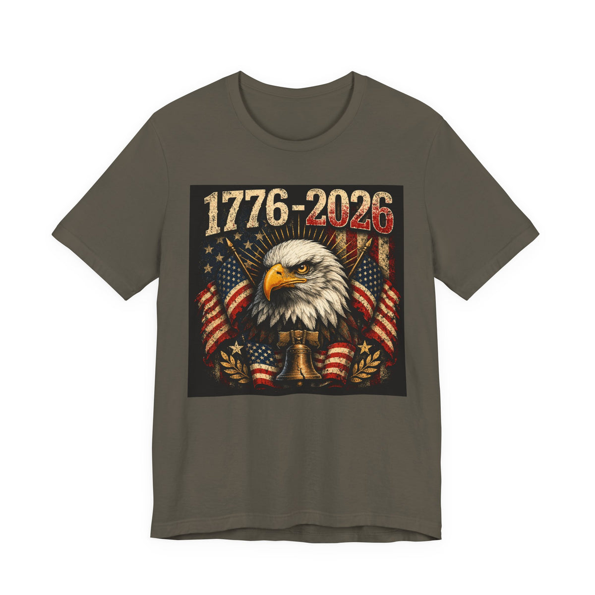 1776-2026 Eagle Flag T-Shirt — Patriotic 250th Anniversary Tee