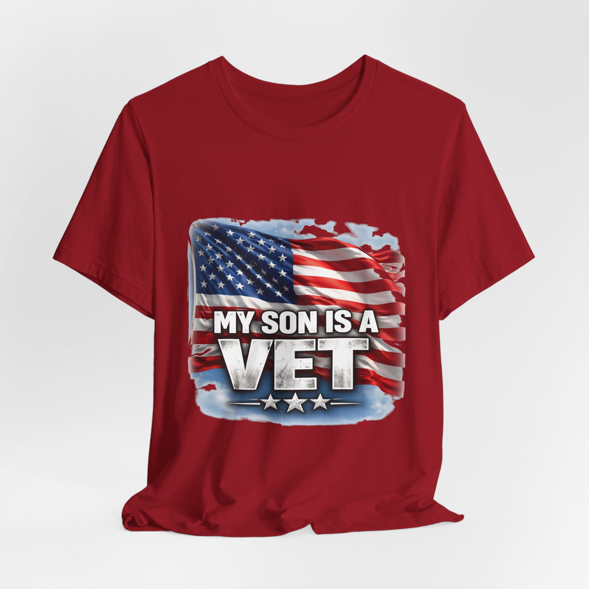 My Son is a vet!  Unisex Jersey Short Sleeve Tee