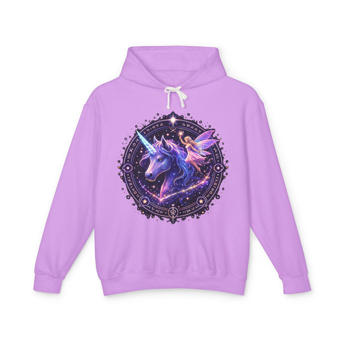 Unicorn Mandala Hoodie — Magical Celestial Unicorn Graphic Sweatshirt