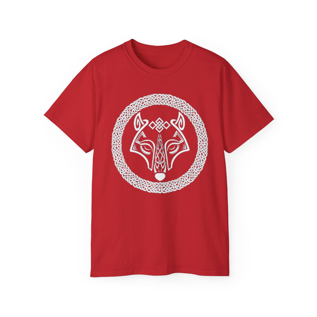 Celtic Wolf T-Shirt — Norse Knotwork Wolf Head Tee