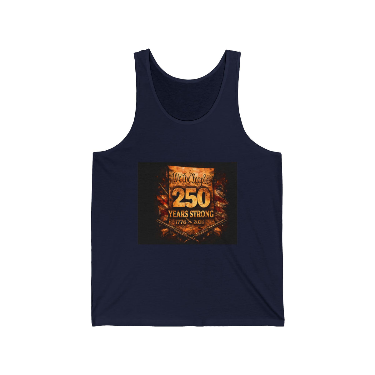 Tank Top — 250 Years Strong Vintage Anniversary Graphic