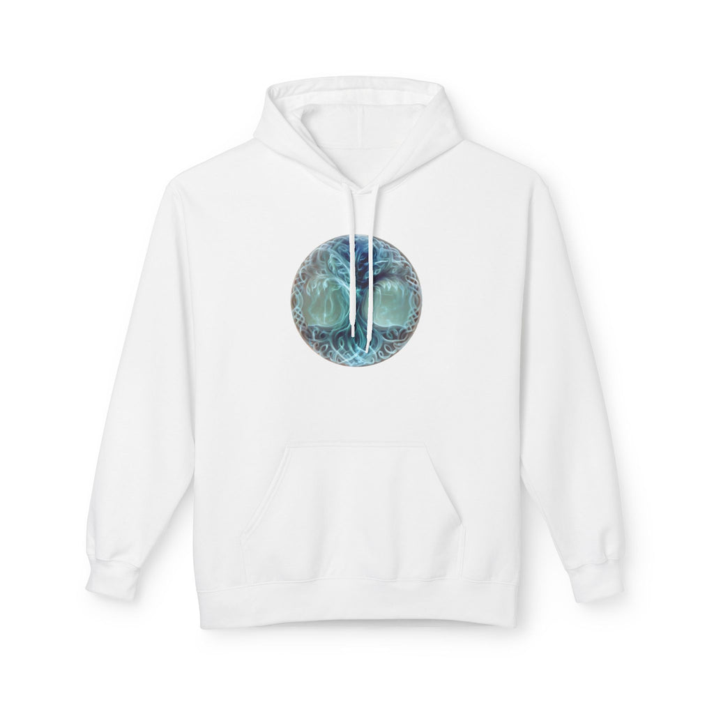 Yggdrasil tree of life-Cotton Hoodie — Ethereal Sea Skull Graphic Hoodie