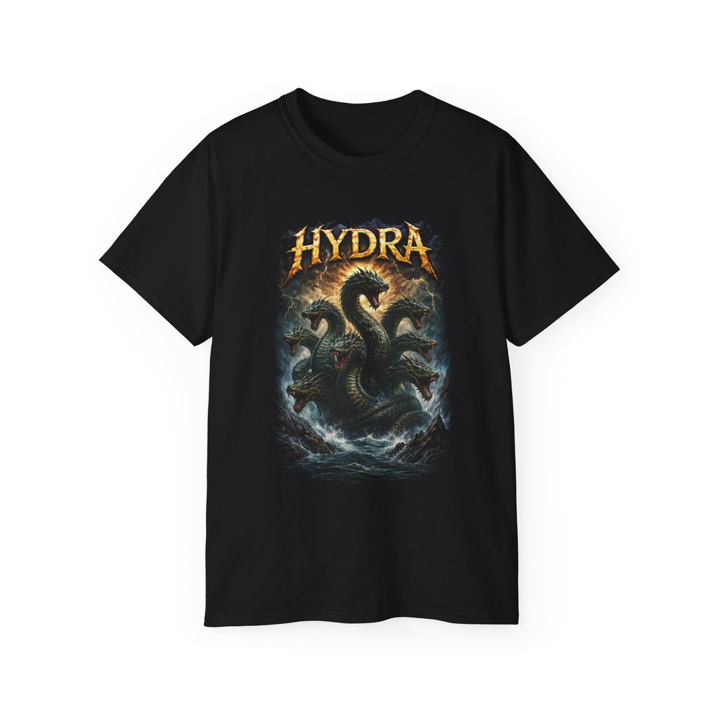 Hydra Sea Monster Cotton T‑Shirt — Mythical Kraken Graphic Tee