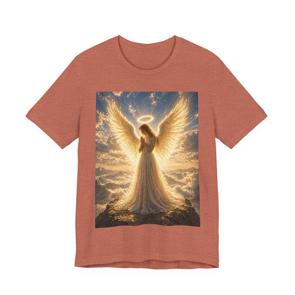 Angle praying Unisex Jersey Short Sleeve Tee