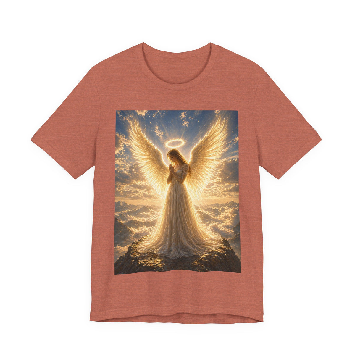 Angle praying Unisex Jersey Short Sleeve Tee