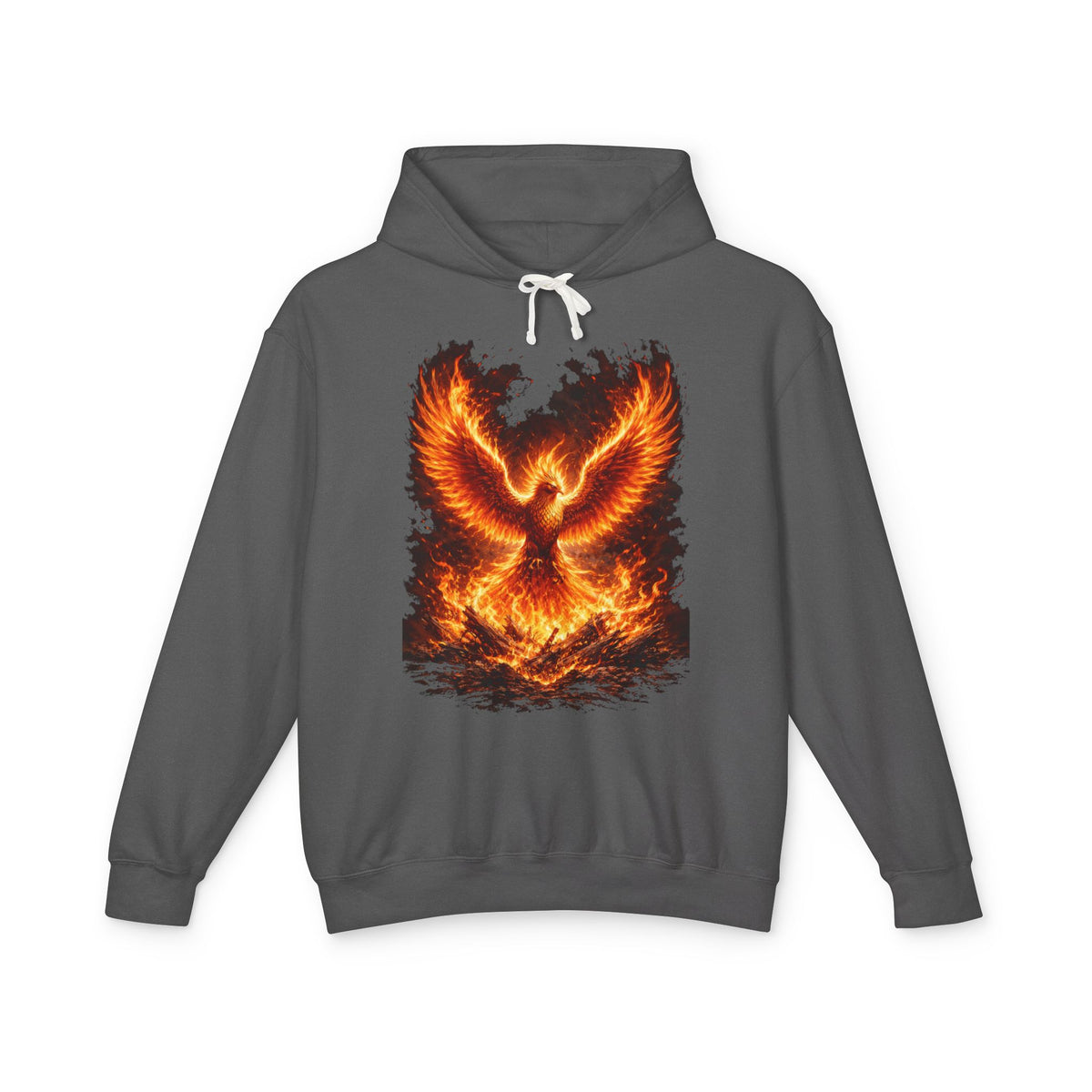 Phoenix Fire Hoodie – Flaming Phoenix Graphic Hooded Sweatshirt