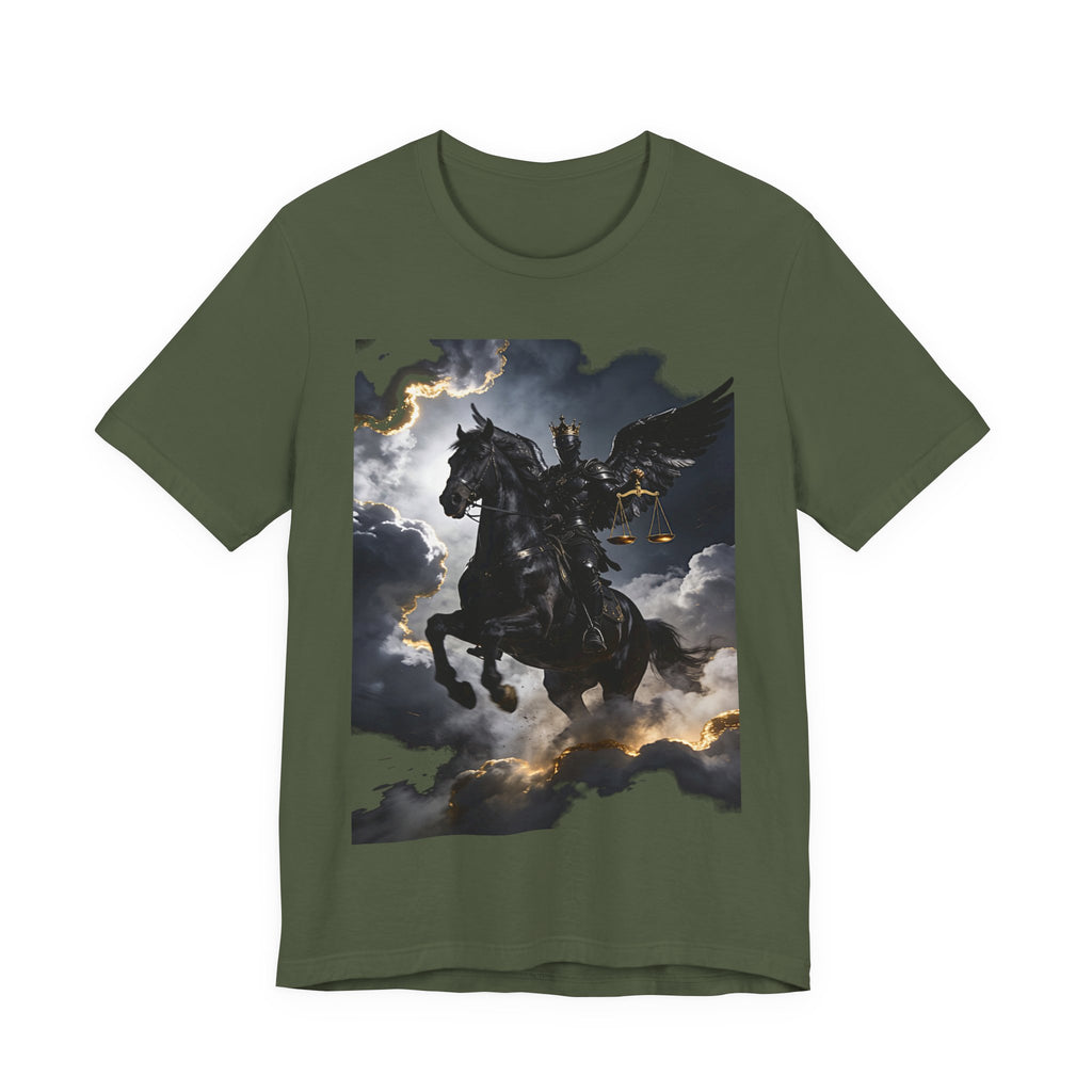The black horse from Revelation 6:5-6 One of four T-shirt