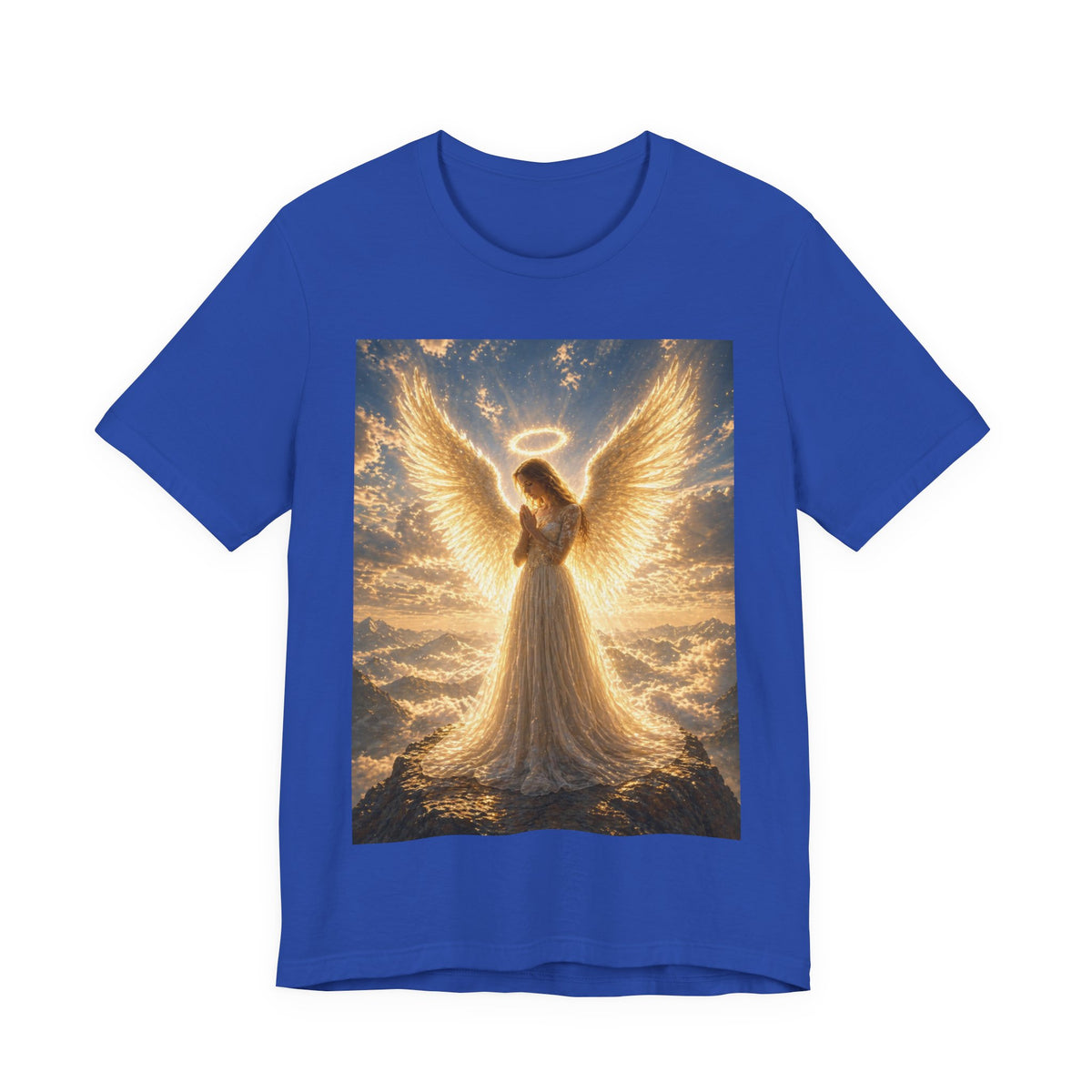 Angle praying Unisex Jersey Short Sleeve Tee