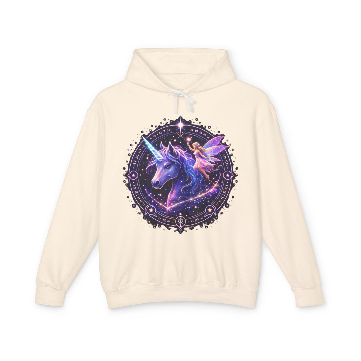 Unicorn Mandala Hoodie — Magical Celestial Unicorn Graphic Sweatshirt