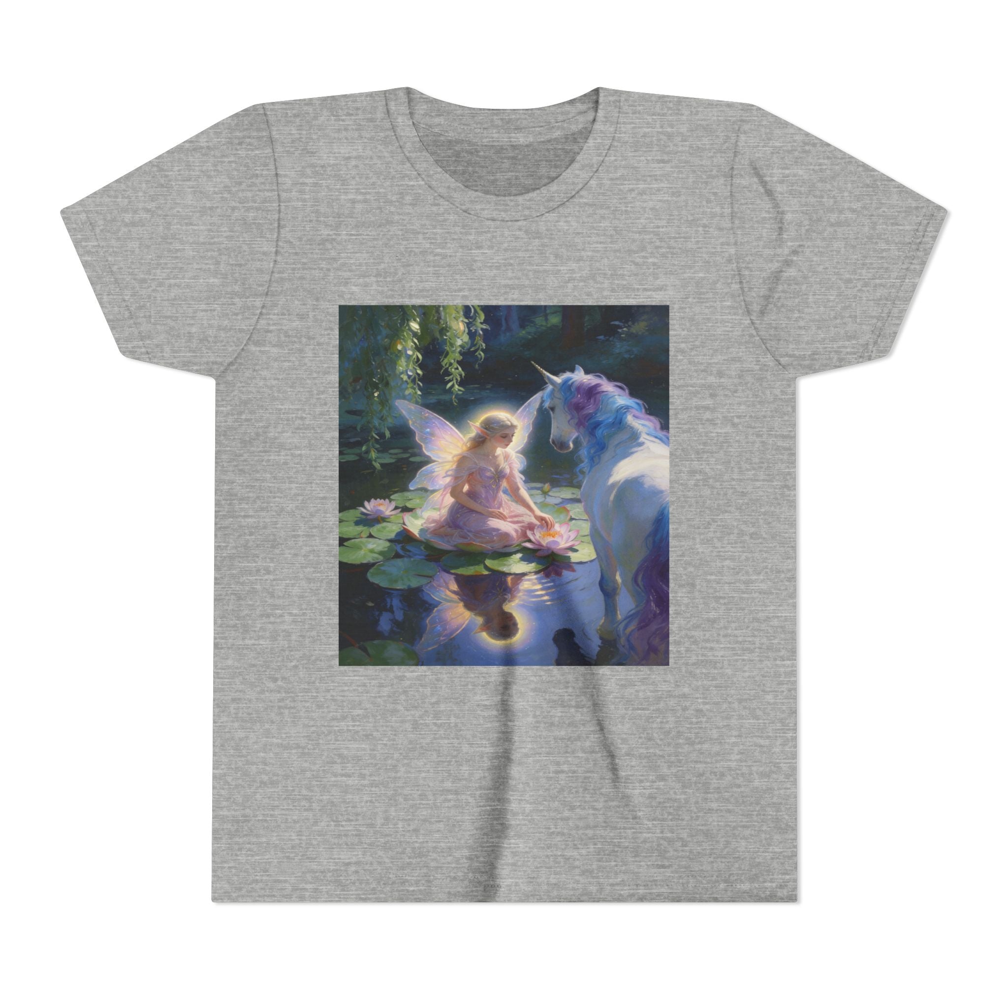Youth Tee — Fairy and Unicorn Magic Print