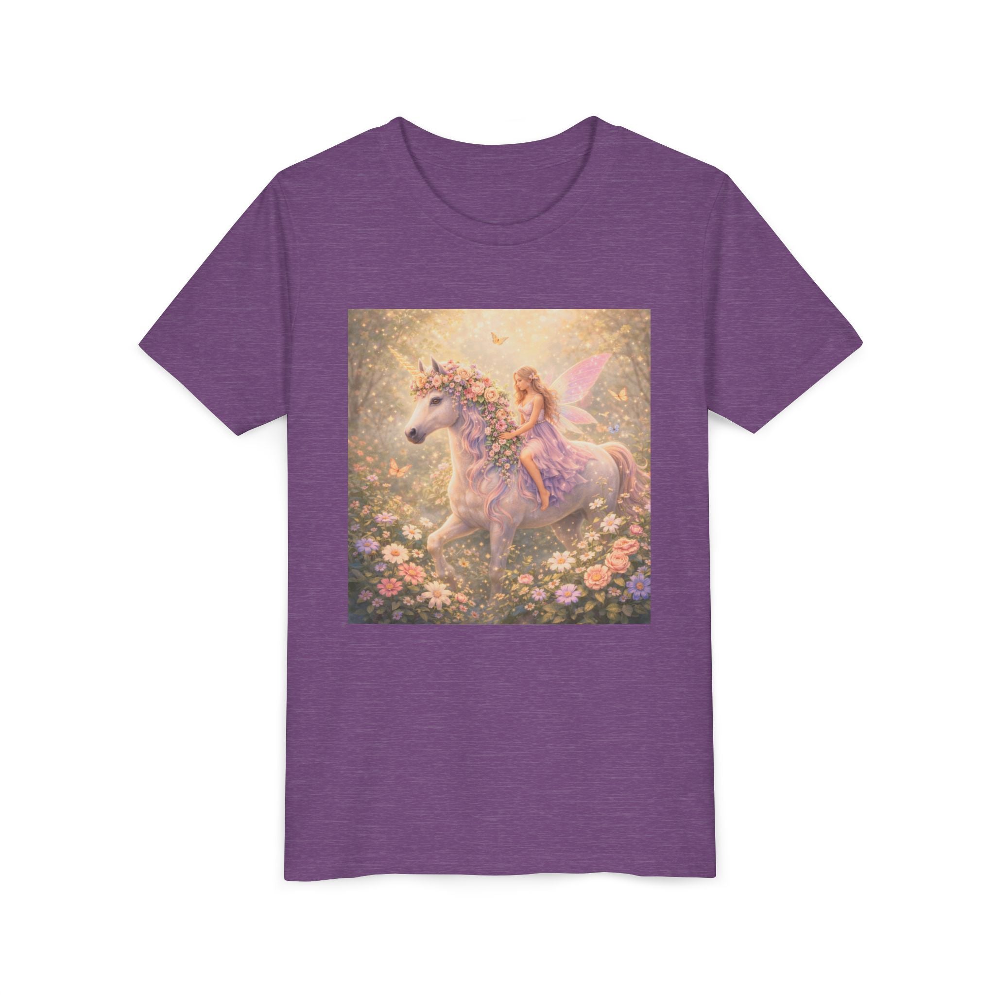 Youth Tee — Magical Unicorn Fairy Ride Kids T‑Shirt
