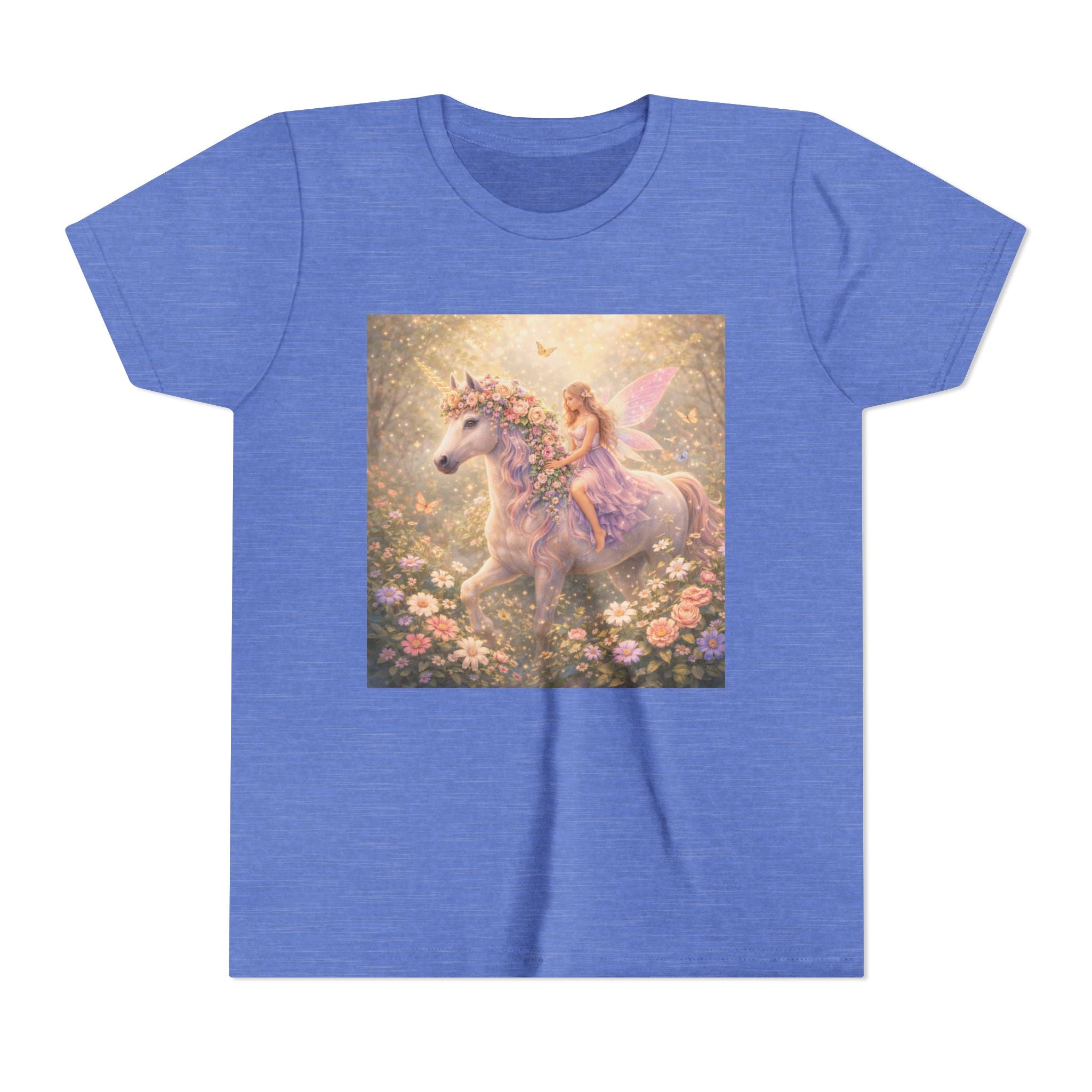 Youth Tee — Magical Unicorn Fairy Ride Kids T‑Shirt
