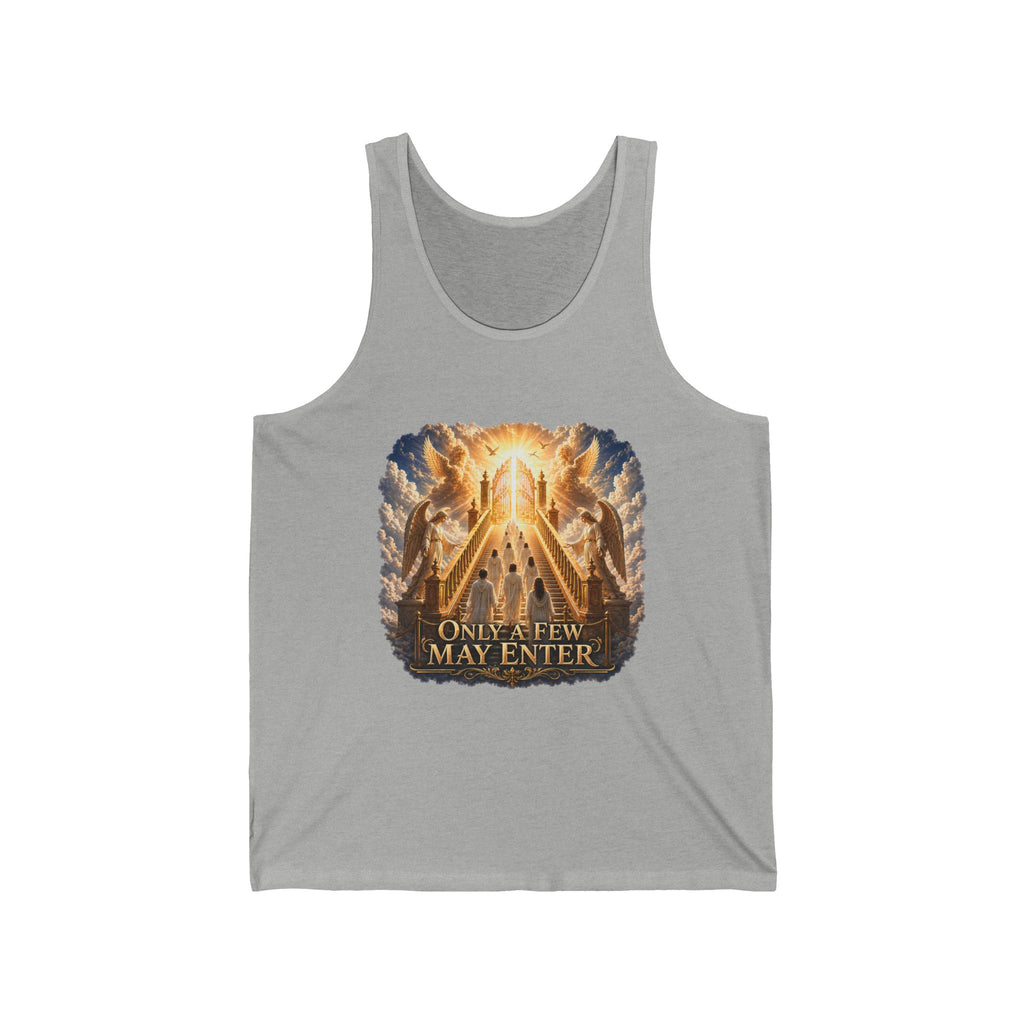 Religious Graphic Tank Top — "Only a Few May Enter" Heaven Gate Design