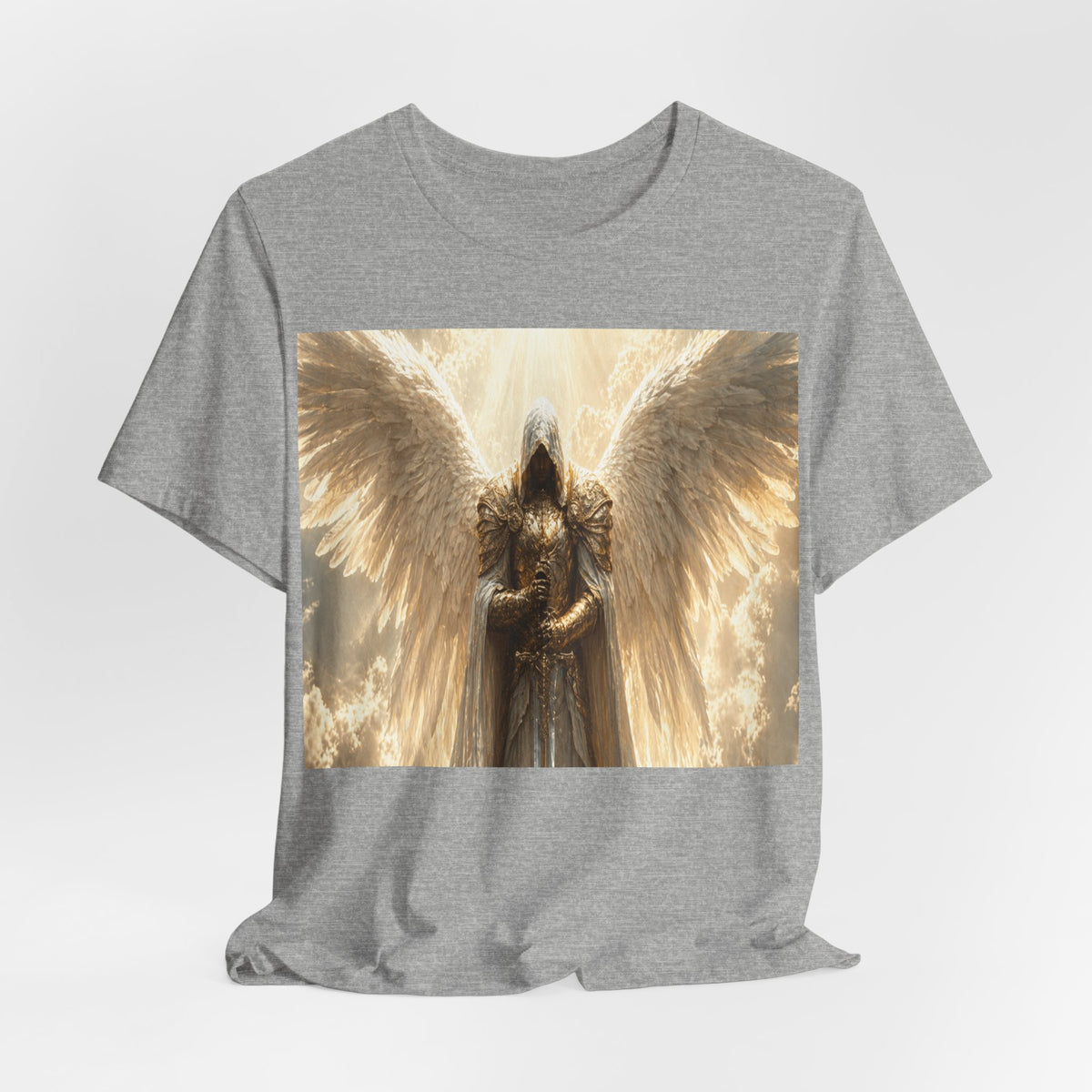 Guardian Angel Graphic Tee — Golden Archangel Design