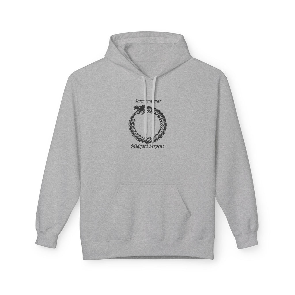 Jörmungandr Ouroboros Serpens Hoodie — 'Return to Self' Circular Snake Graphic