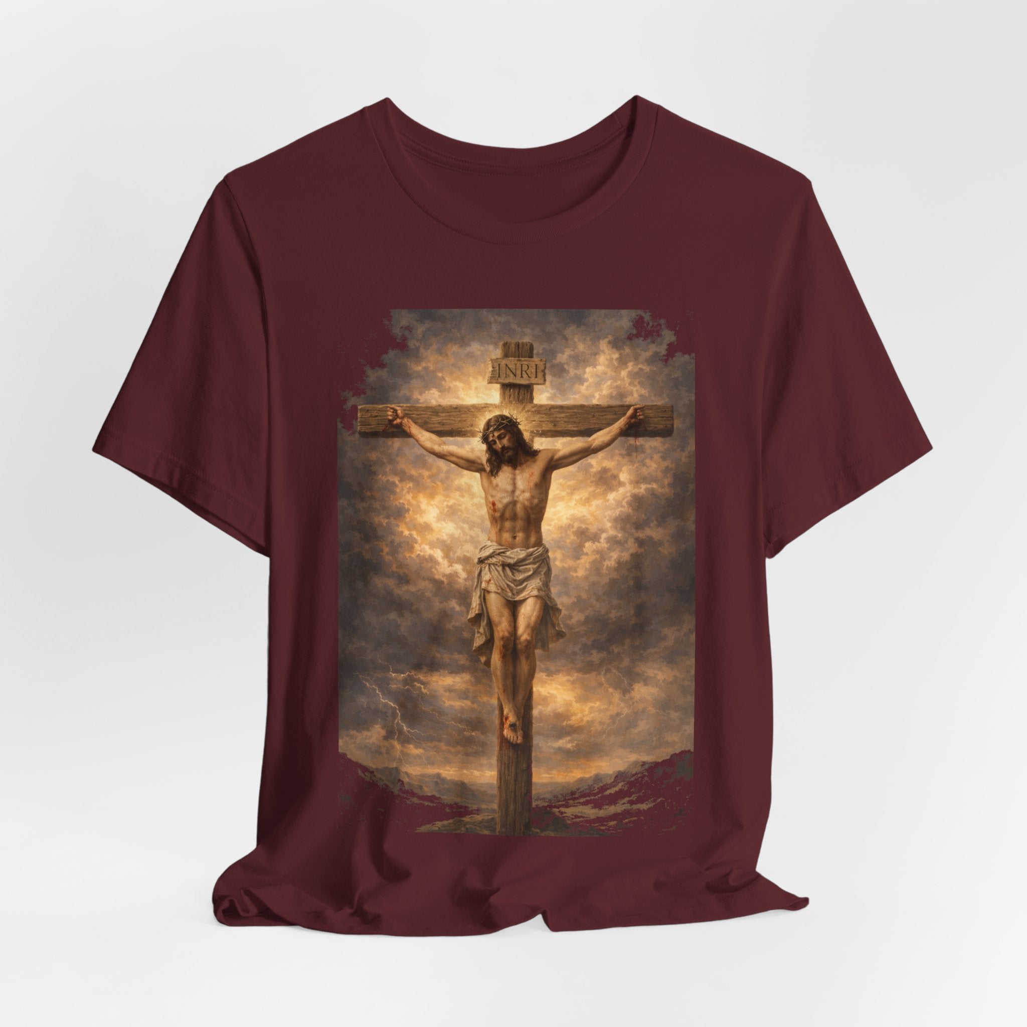 Crucifixion Jesus T‑Shirt — 3:16 Religious Christian Graphic Tee for Easter & Faith