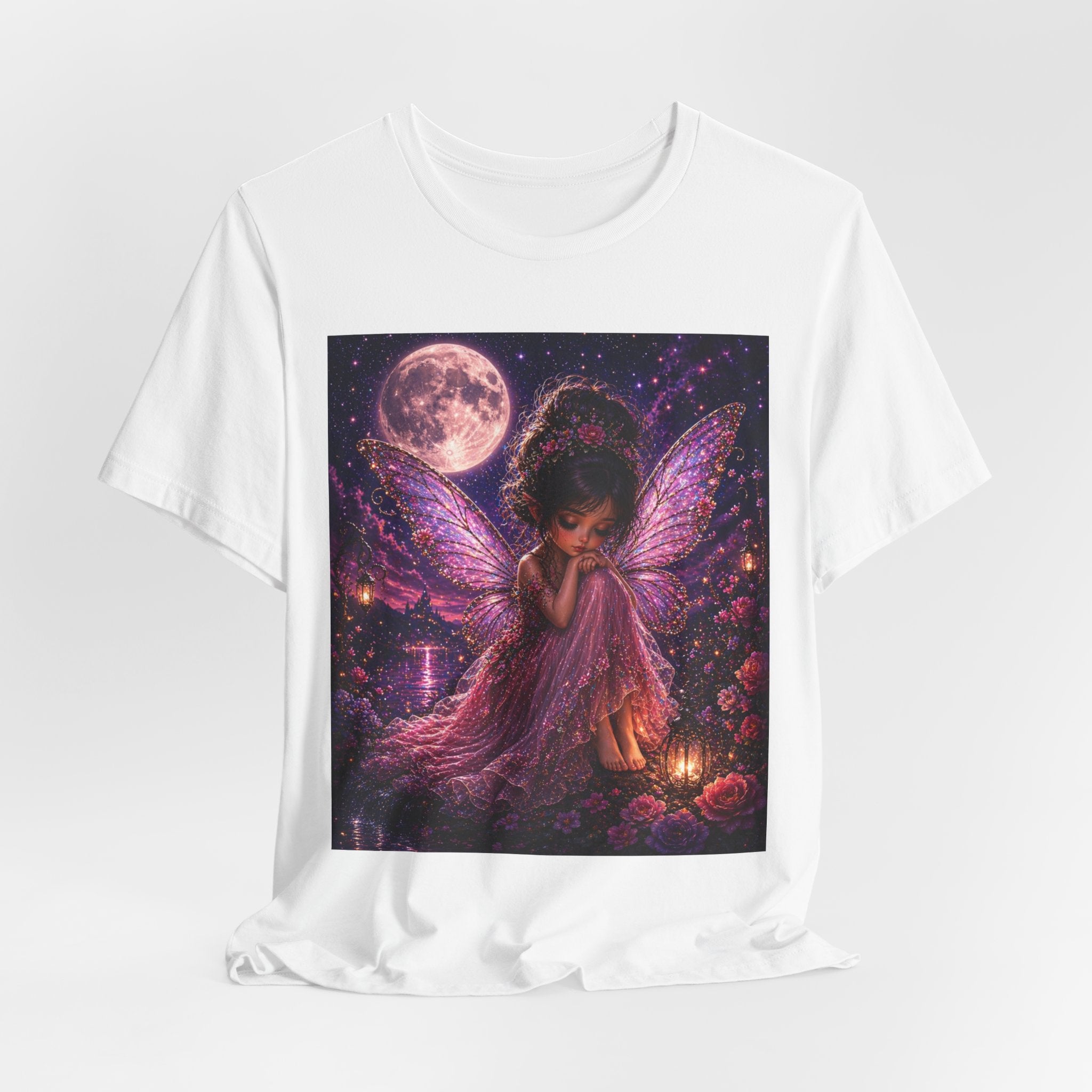 Purple Fairy T-Shirt — Enchanted Moonlit Fairy Tee