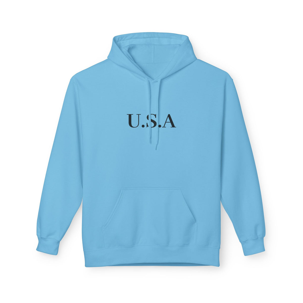 USA Minimalist Hoodie - Classic Patriotic Pullover
