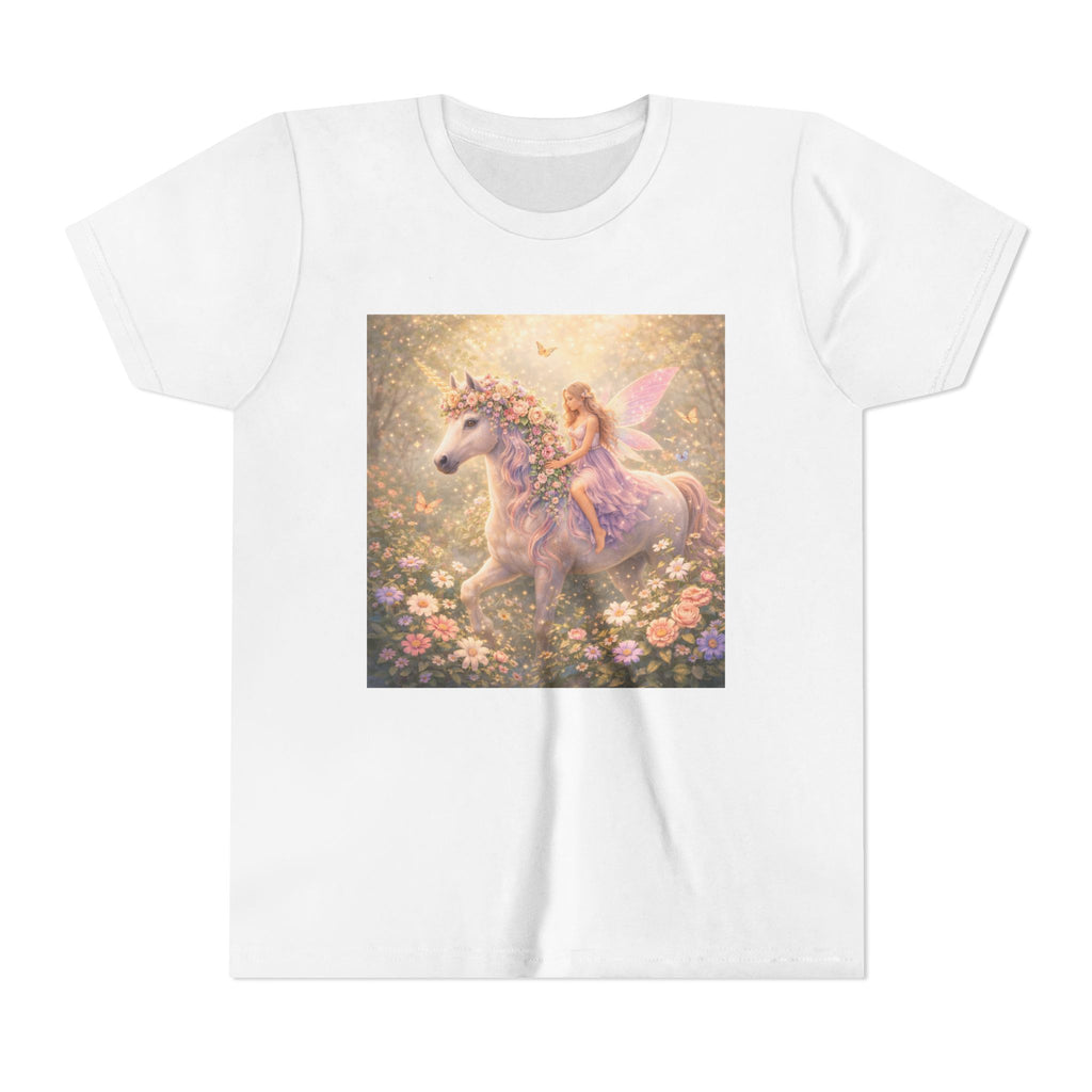 Youth Tee — Magical Unicorn Fairy Ride Kids T‑Shirt