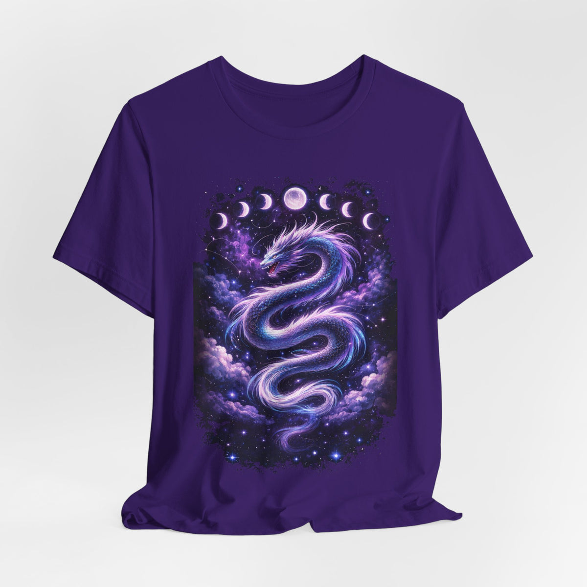 Mystic Moon Dragon T-Shirt — Cosmic Lunar Phases Tee