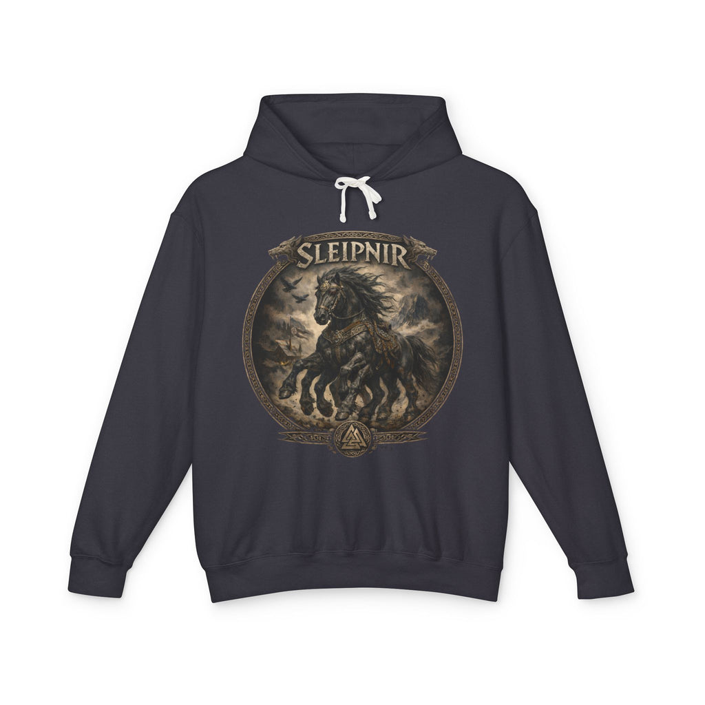 Sleipnir Norse Mythology Hoodie — Majestic Eight‑Legged War Horse Graphic
