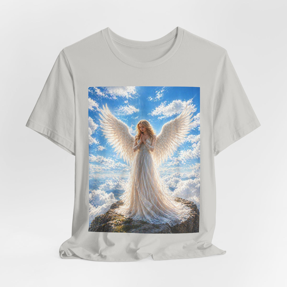 Angel Wings T-Shirt — Serene Guardian Angel Graphic Tee