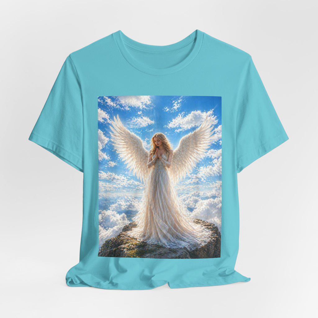 Angel Wings T-Shirt — Serene Guardian Angel Graphic Tee