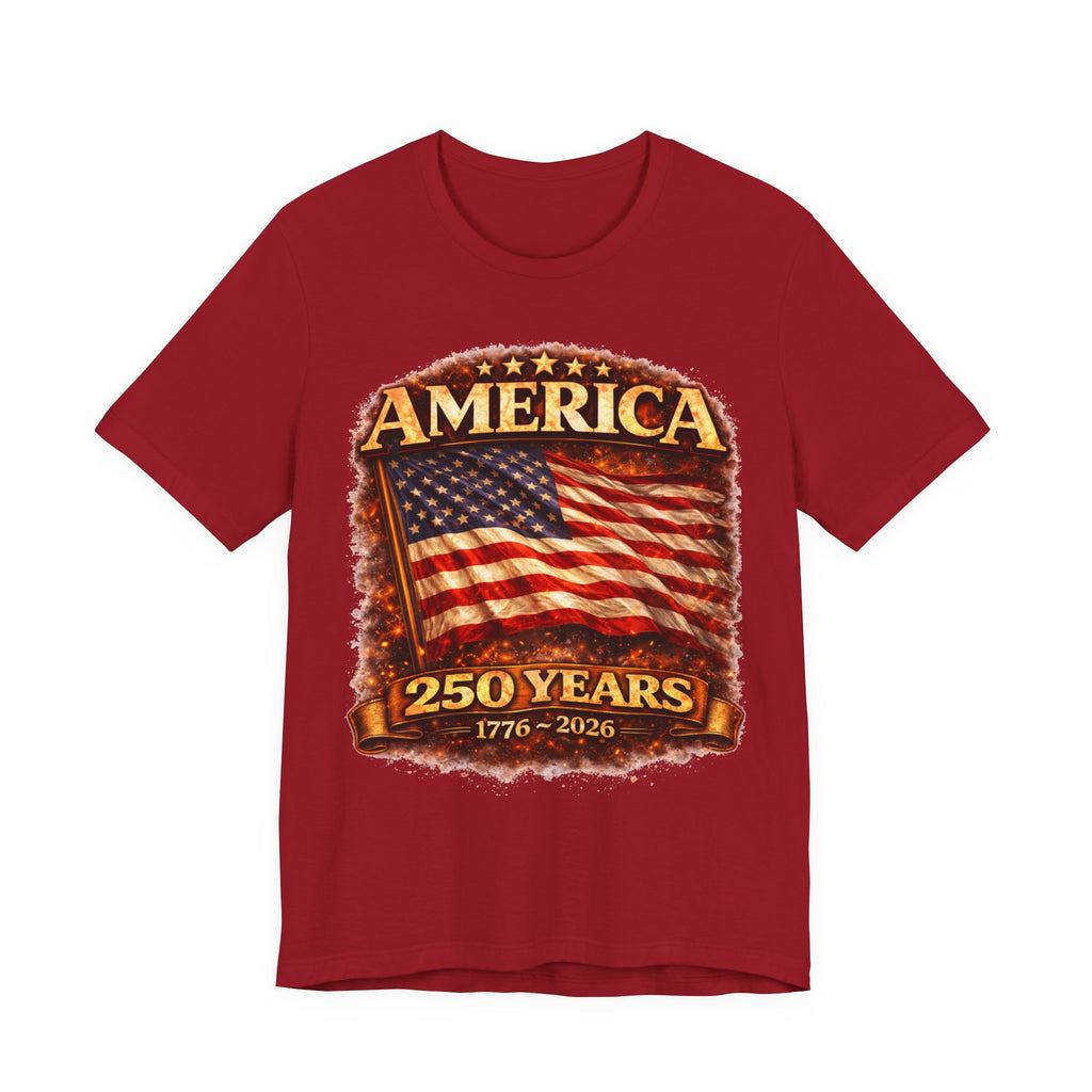 USA 250 years  Short Sleeve Tee