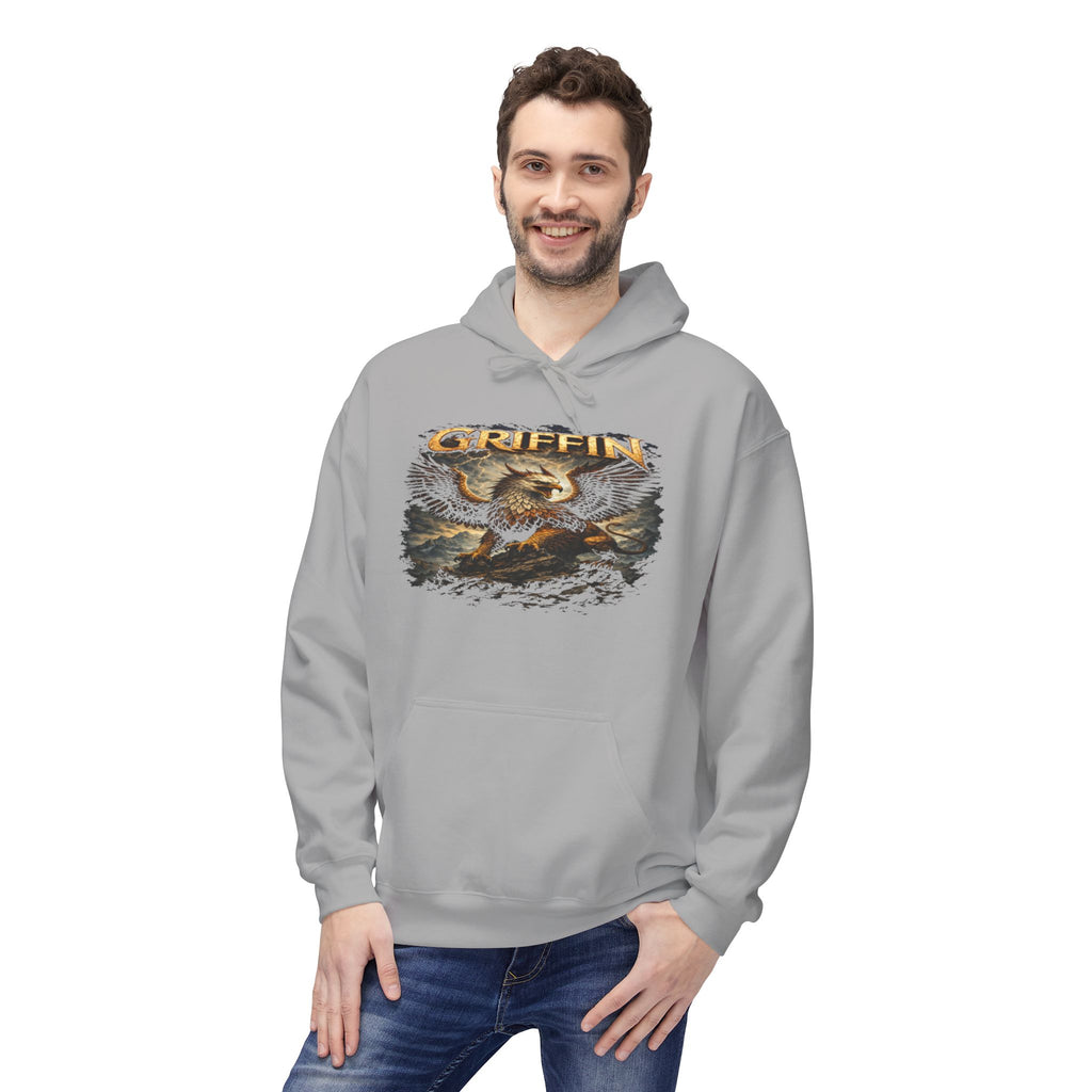 Griffin Graphic Hoodie - Mythical Eagle Design