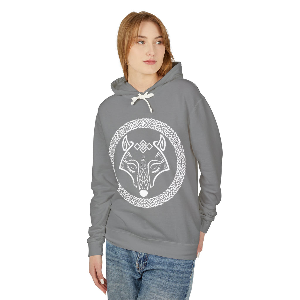 The Wolf – A Symbol of Power, Destruction, and Loyalty-Viking Wolf Hoodie — Norse Knotwork Wolf Head Pullover